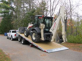   custom made sliding axle trailer